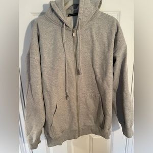 OVERSIZED BRANDY ZIP UP